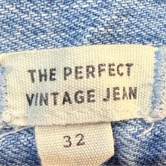 Madewell The Perfect Vintage Jeans Light Blue Wash - Picture 9 of 13